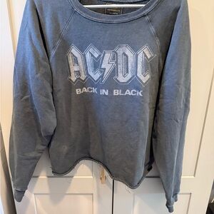 AC/DC Women's Blue Sweatshirt